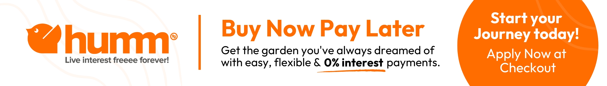 Humm Finance Banner - Buy Now Pay Later