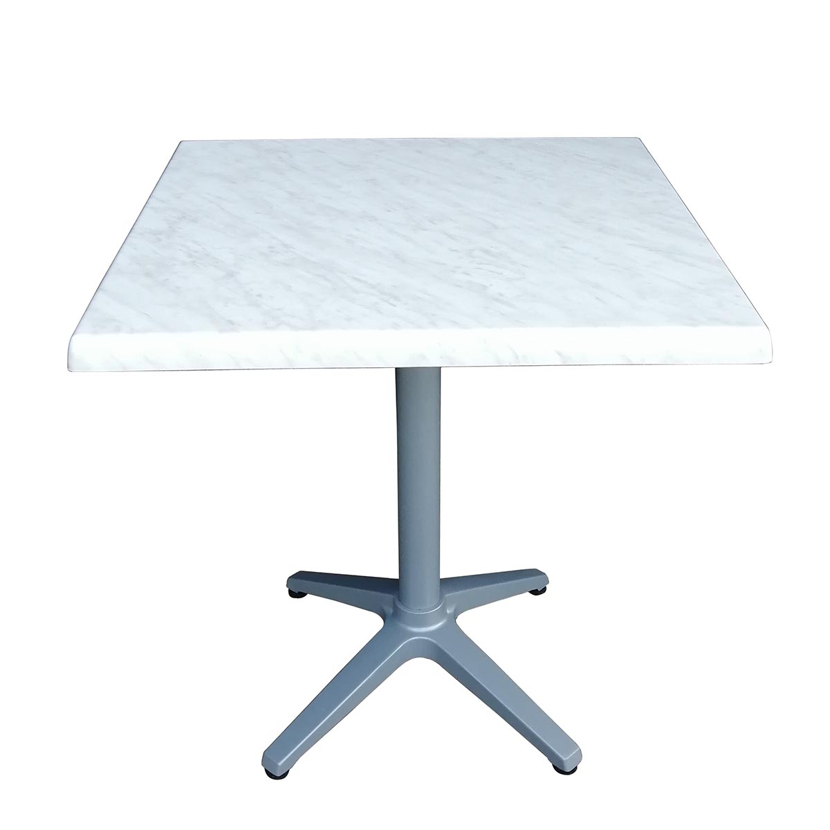 Marble White Commercial Table 80 x 80 cm