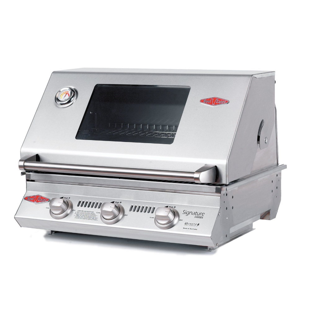 S3000S 3 Burner Built in Barbecue Only (Stainless Steel Pack) - Beefeater