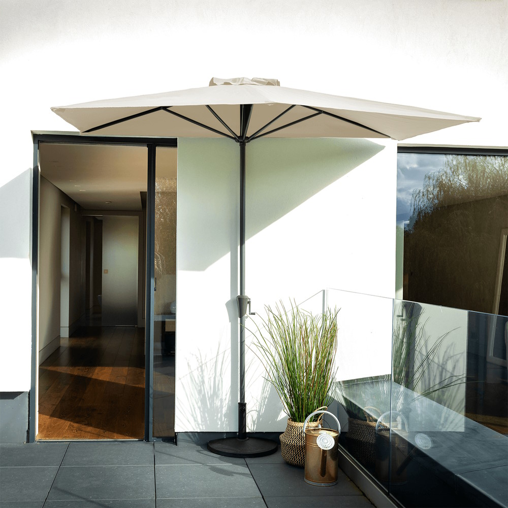 Hartman Catalan Balcony Parasol - Natural