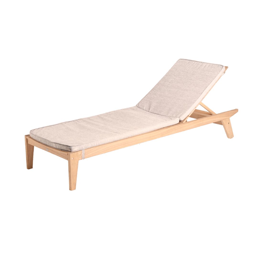 Alexander Rose Olefin Sunbed Cushion Oatmeal - Cushion Only