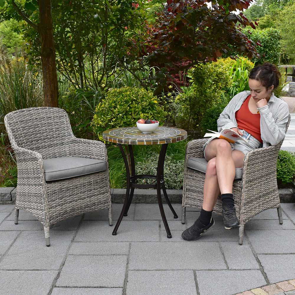 Kinsale Bistro Table with 2 Tahiti Chairs