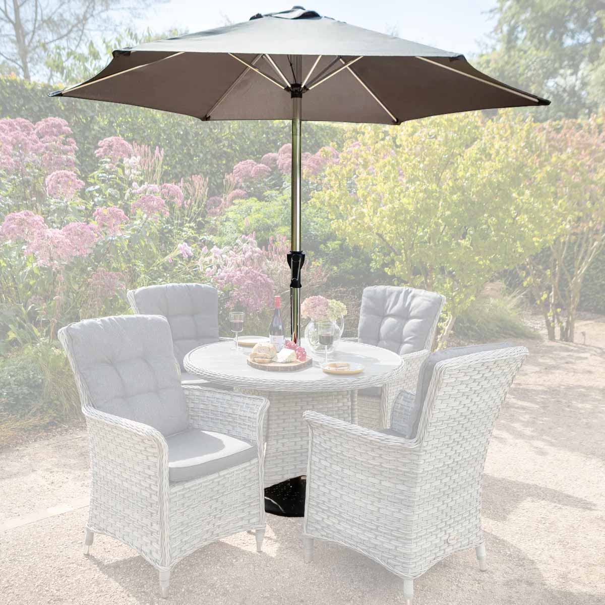 2.5m Silver Anodised Pole - Parasol