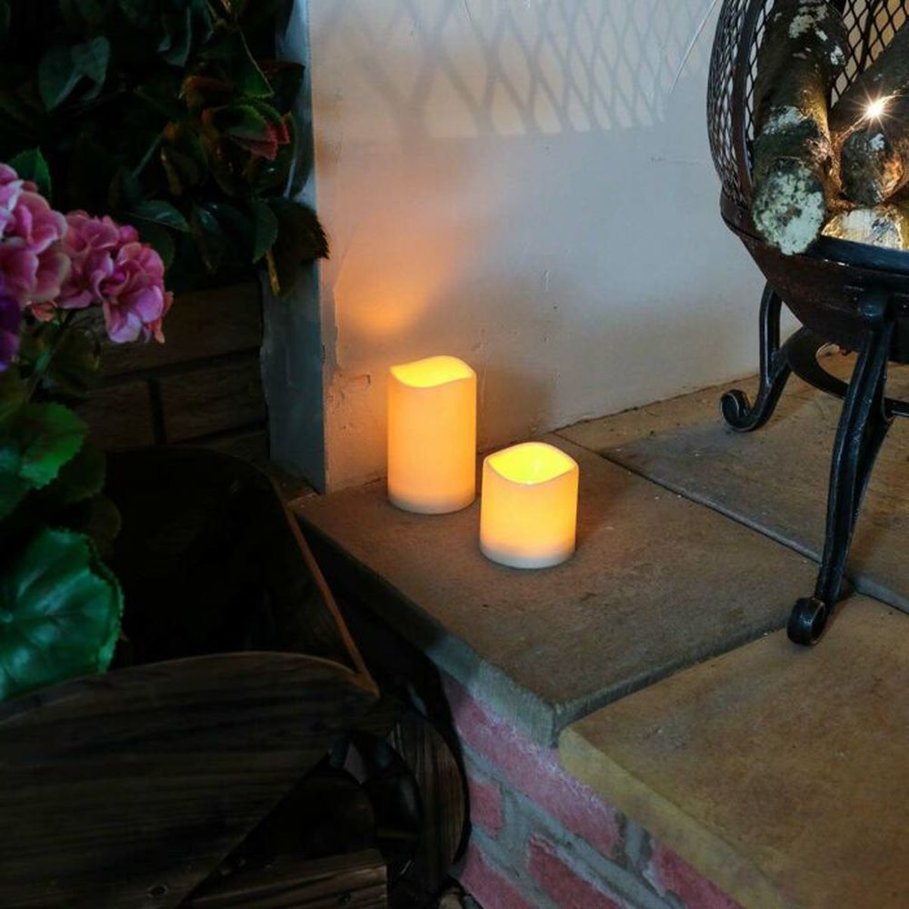 Flameless LED Candle 7.5 x 7.5cm