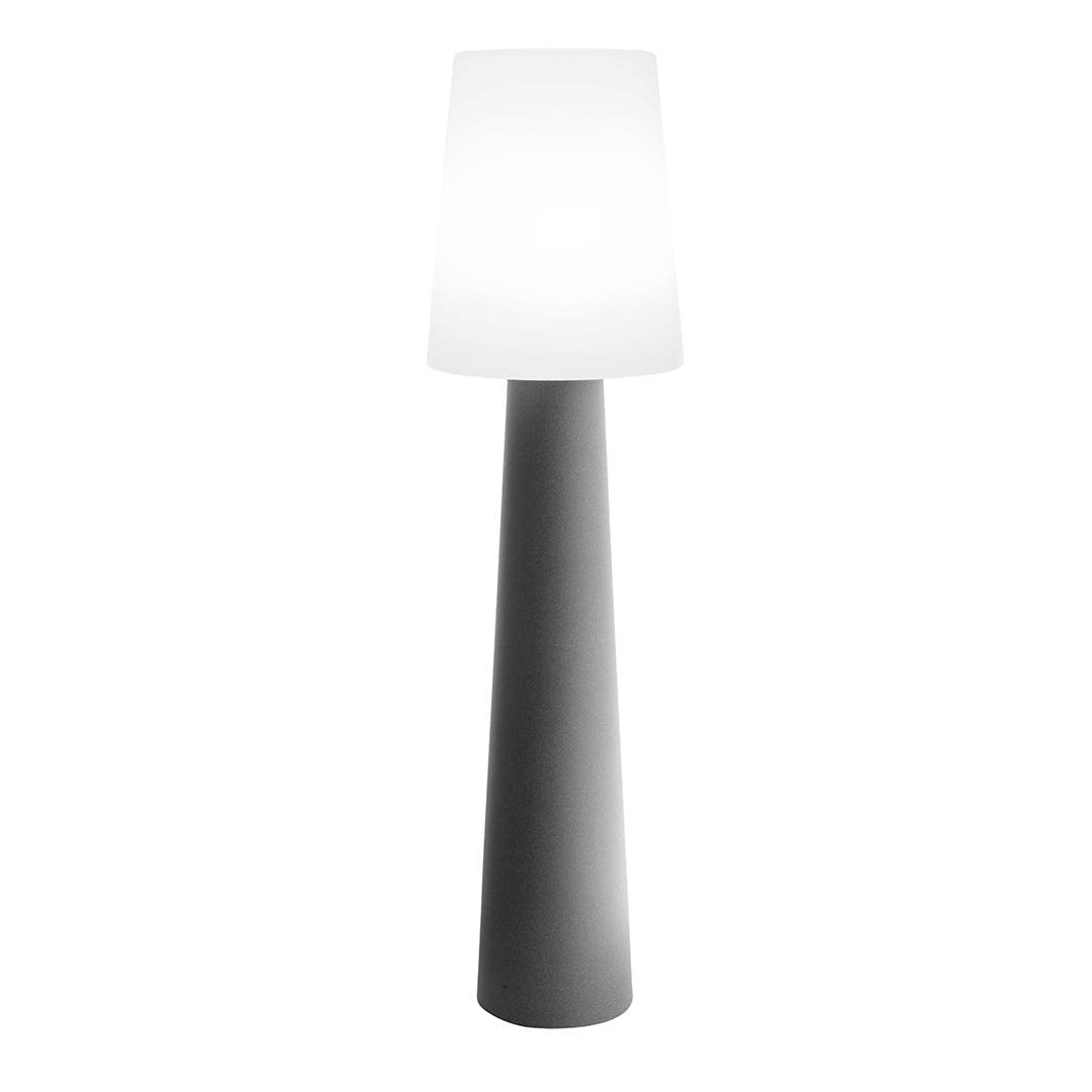 160cm Solar Floor Lamp - Grey