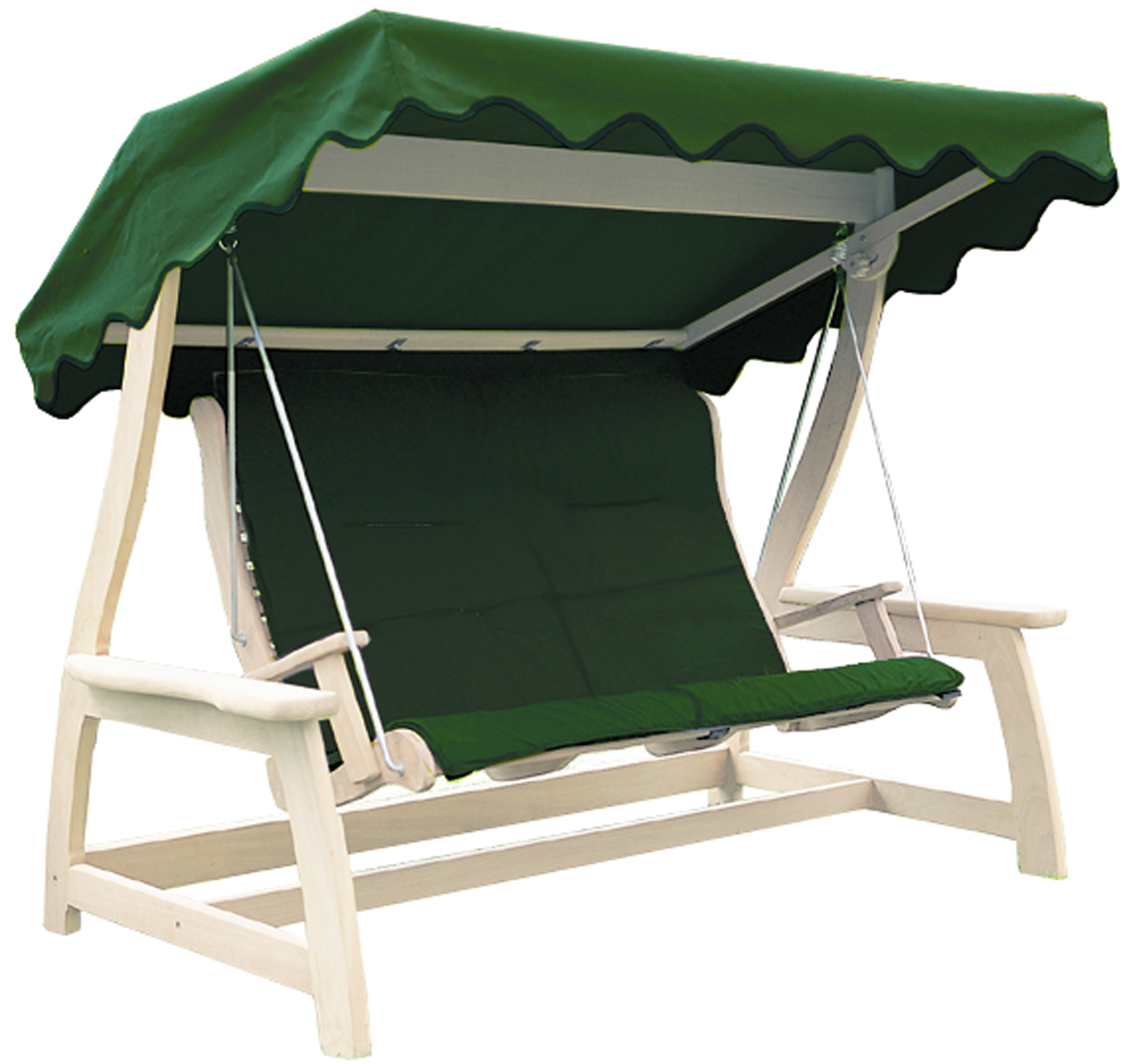 Alexander Rose Acrylic Sussex Swing Seat Canopy Green (Canopy Only)
