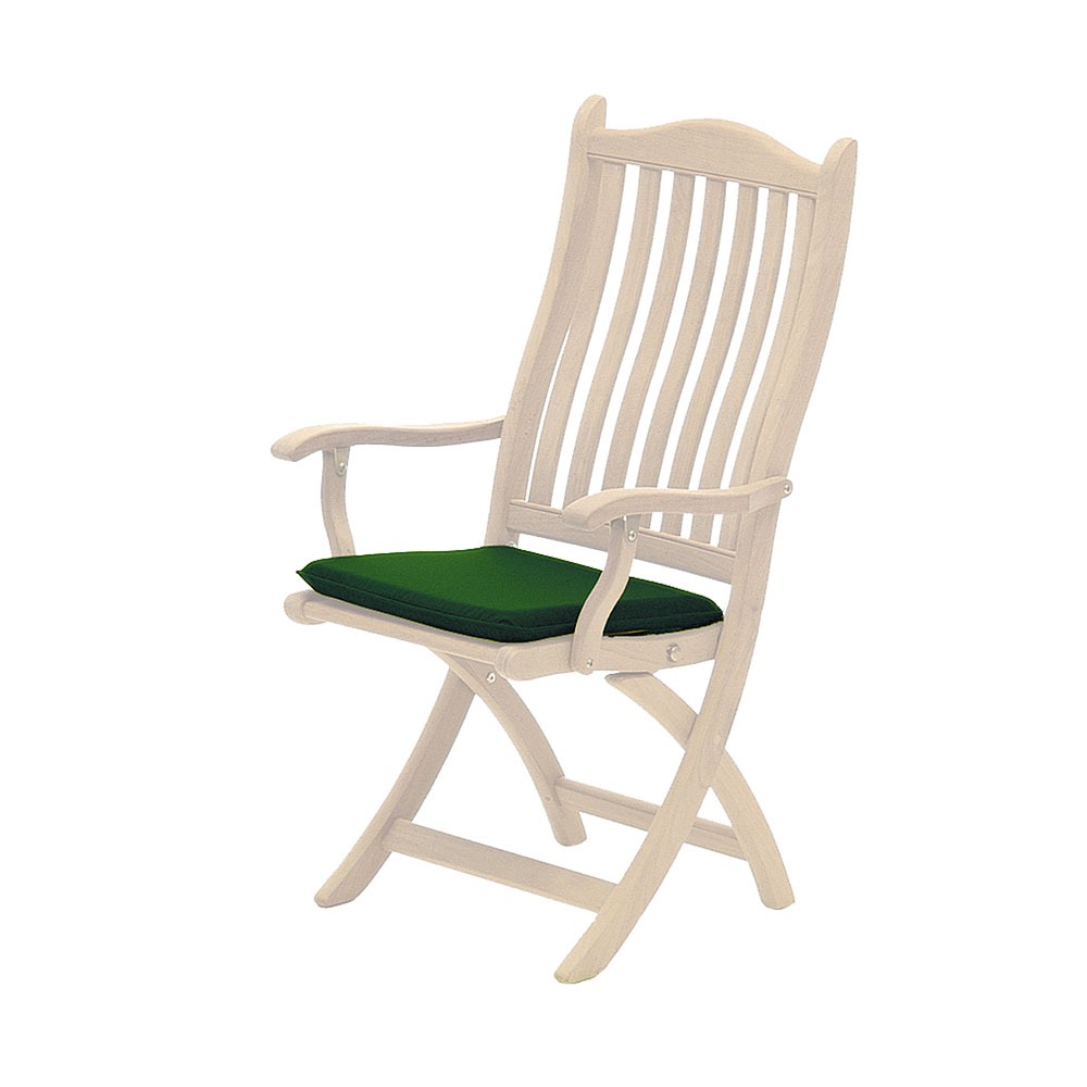 Alexander Rose Olefin Seat Pad Green – Cushion Only