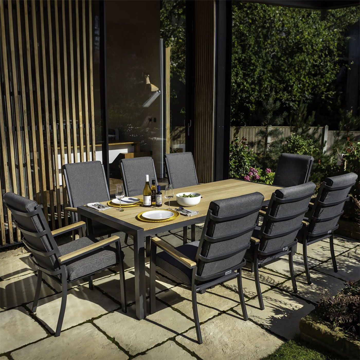 Hartman Singapore 8 Seat Teak Rectangular Set