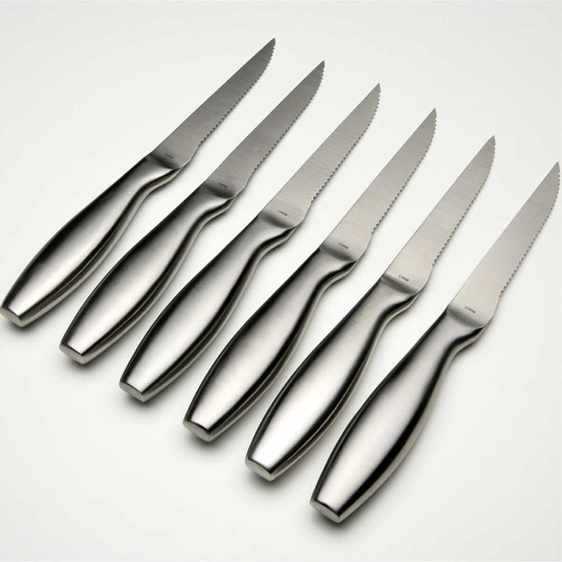 6 Piece Stainless Steel Steak Knife Set