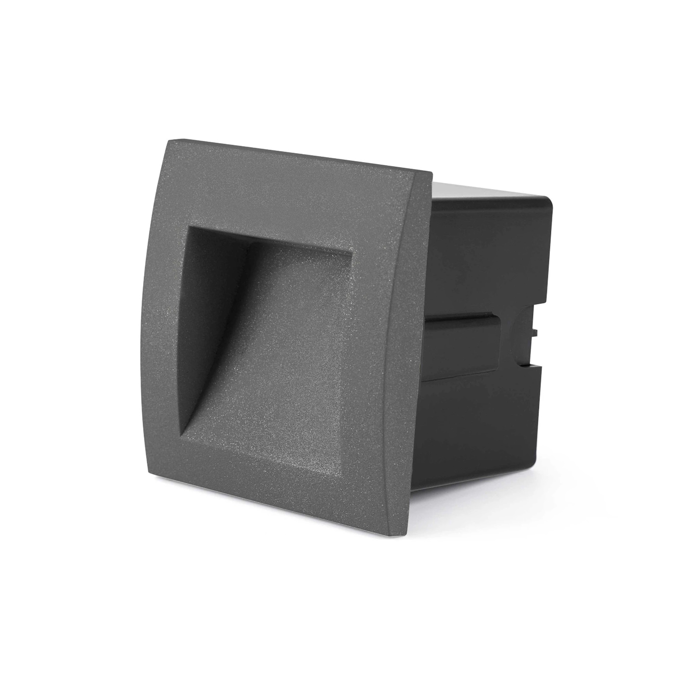 Faro Sedna SQ 90 Dark Grey Recessed Lamp - 1W