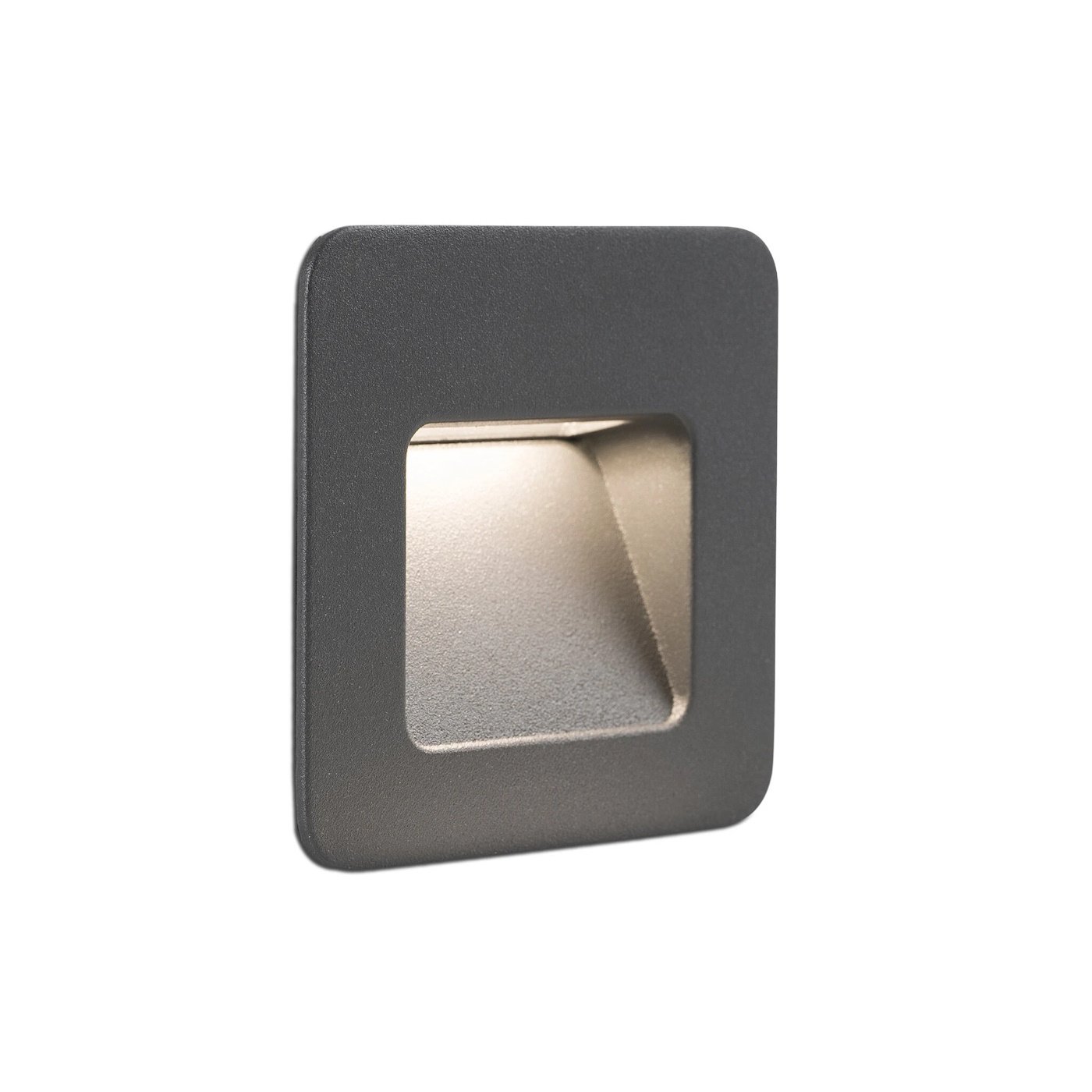 Faro Nase SQ Dark Grey Recessed Light - 3W