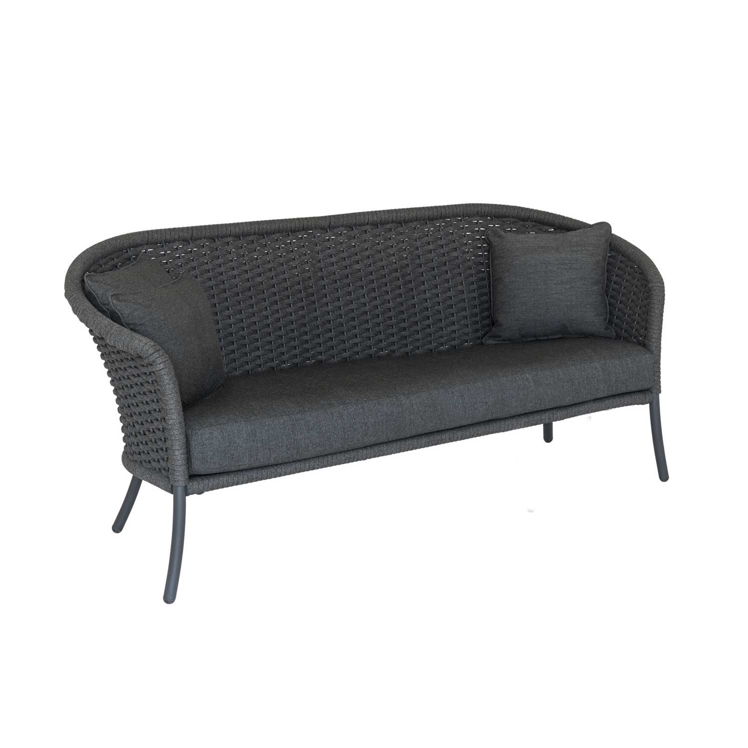 Alexander Rose Cordial Lounge 3 Seater Sofa Grey