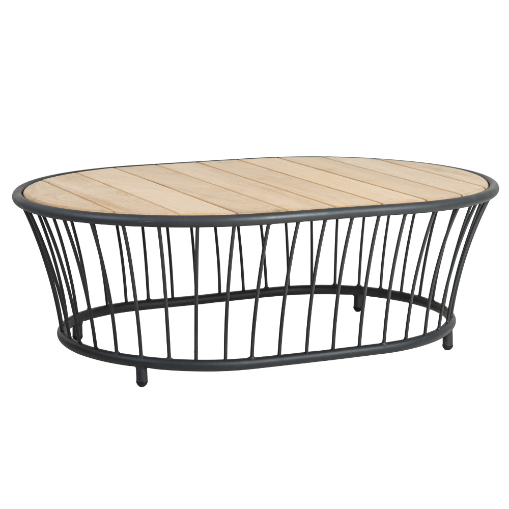 Alexander Rose Coffee Table Grey Roble Top 1.19M X 0.85M