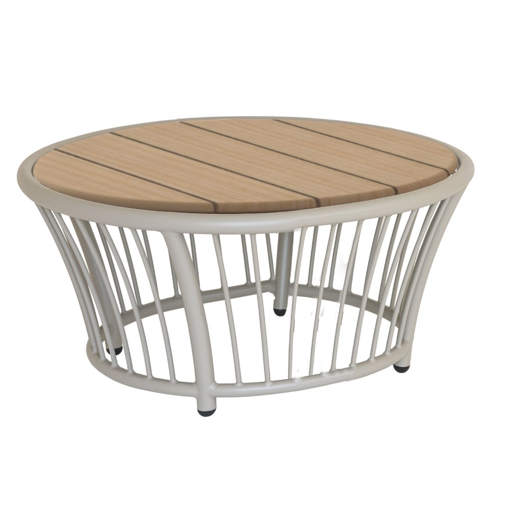 Alexander Rose 0.60M Side Table Beige Roble Top