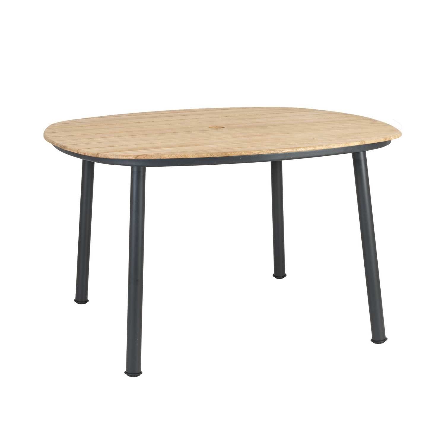 Alexander Rose Cordial Grey Dining Table – Roble Top 120cm