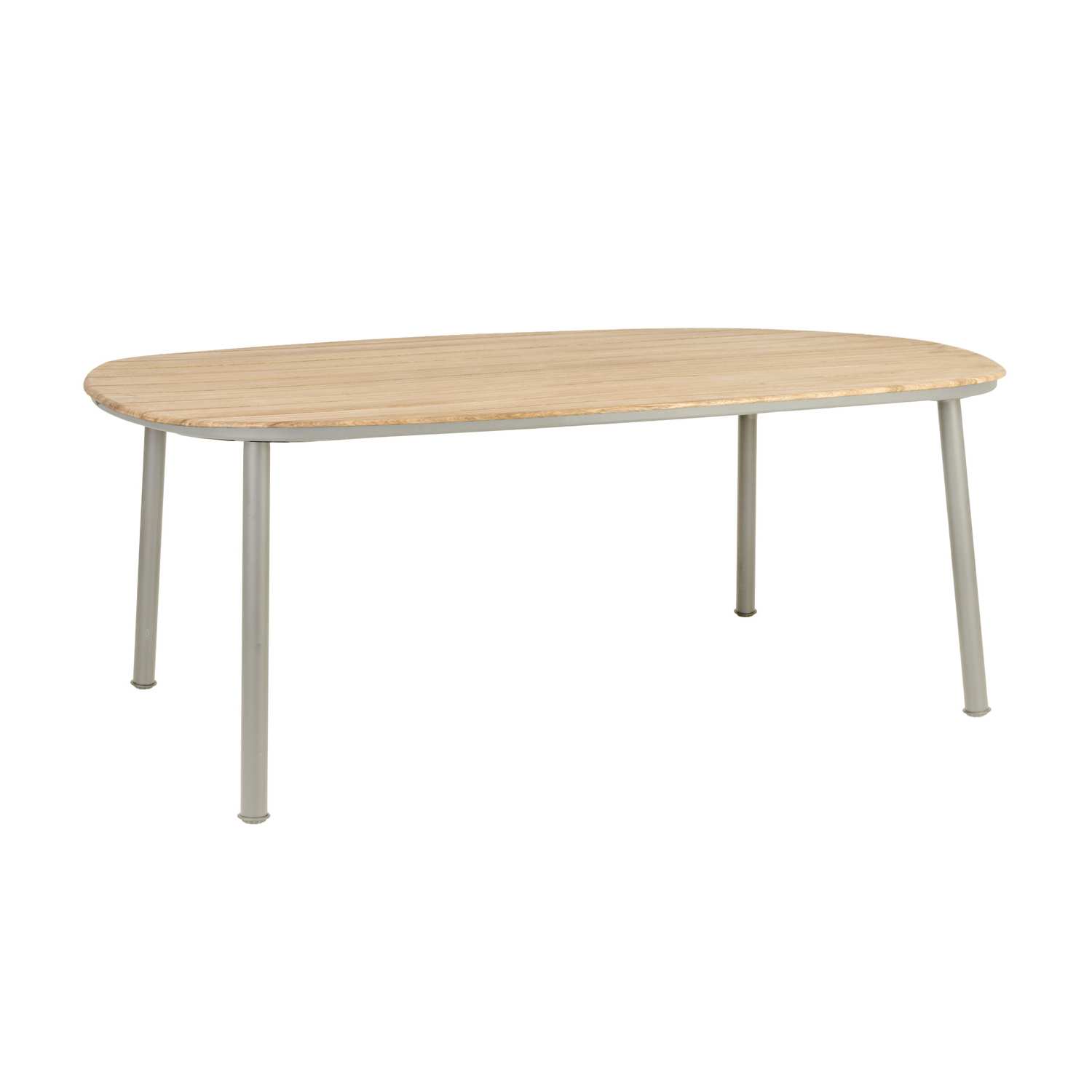 Alexander Rose Cordial Beige Dining Table – Roble Top 200cm