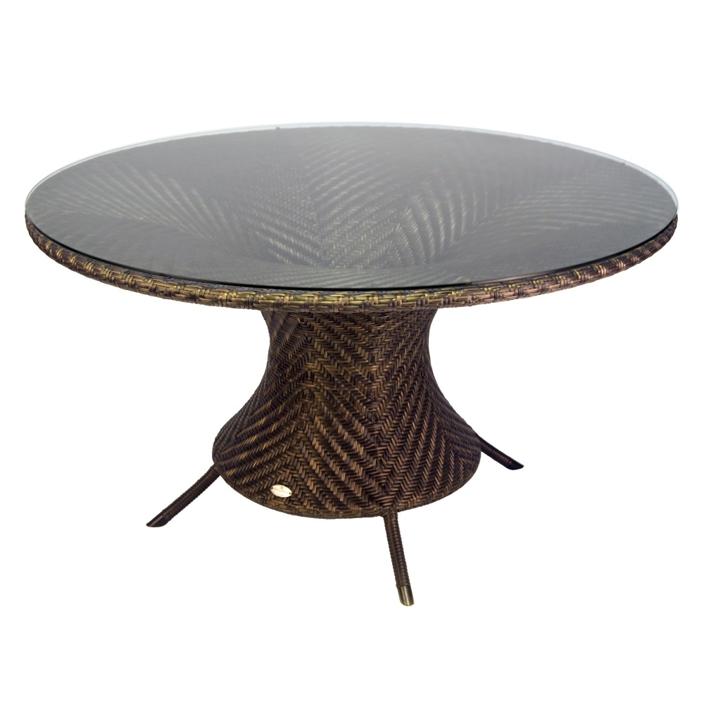 Alexander Rose 1.3M Ø Ocean Wave Table W.Glass