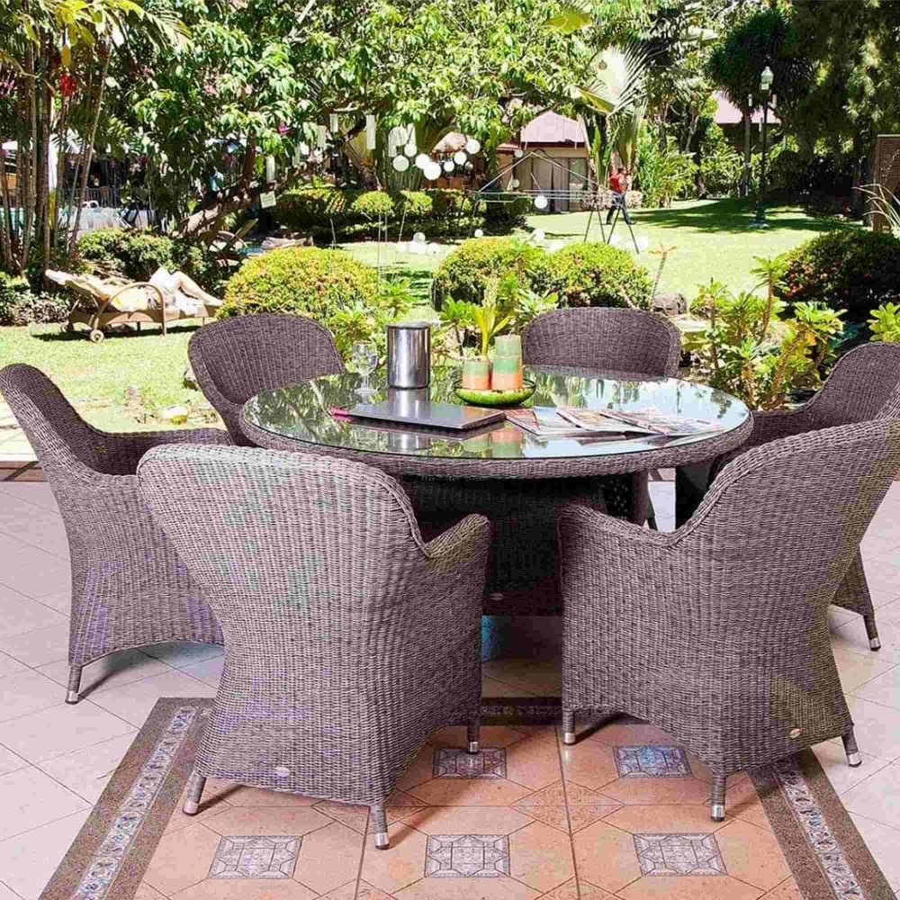 Alexander Rose Monte Carlo Grey 6 Seat Set