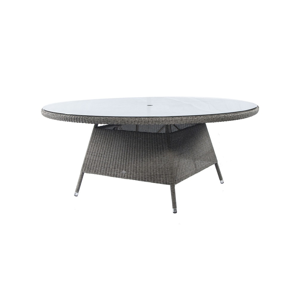 Alexander Rose Monte Carlo Table & Glass 1.8M Ø Grey