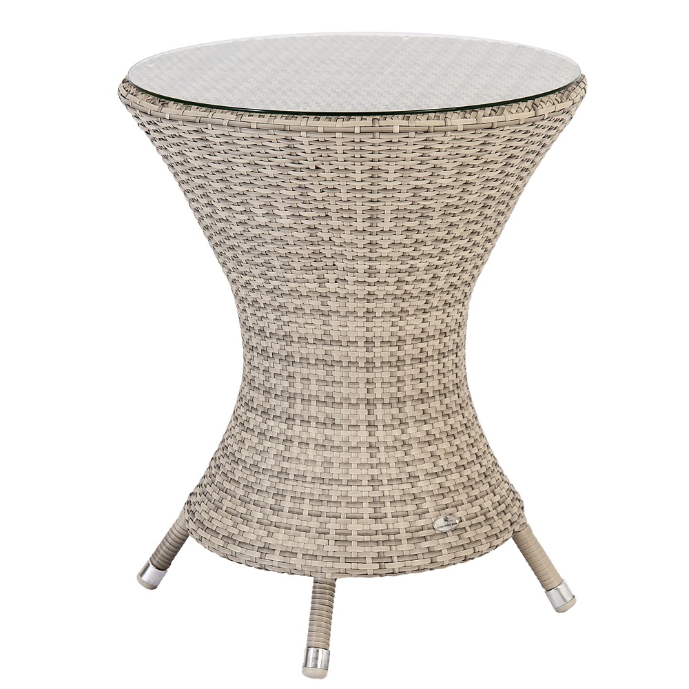 Alexander Rose 0.6Mø Ocean Pearl Bistro Table W. Glass