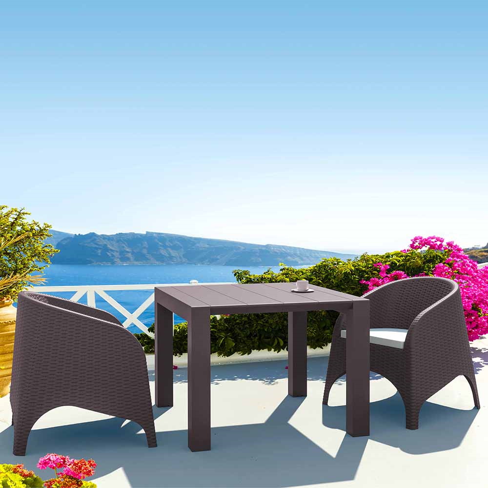 2 Aruba and Vegas Table Set in Brown