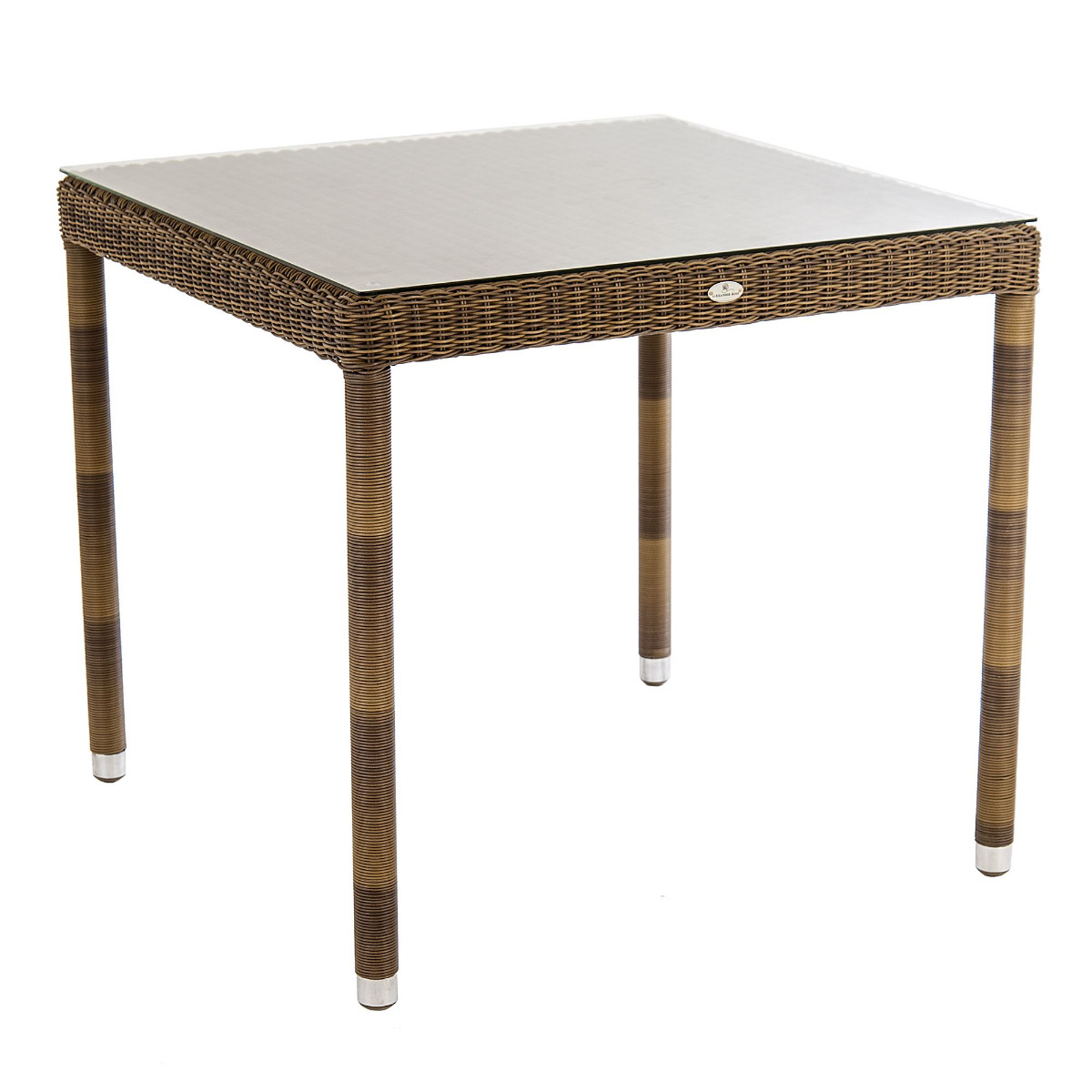 Alexander Rose 0.8X0.8M San Marino Fiji Table  Incl. Glass