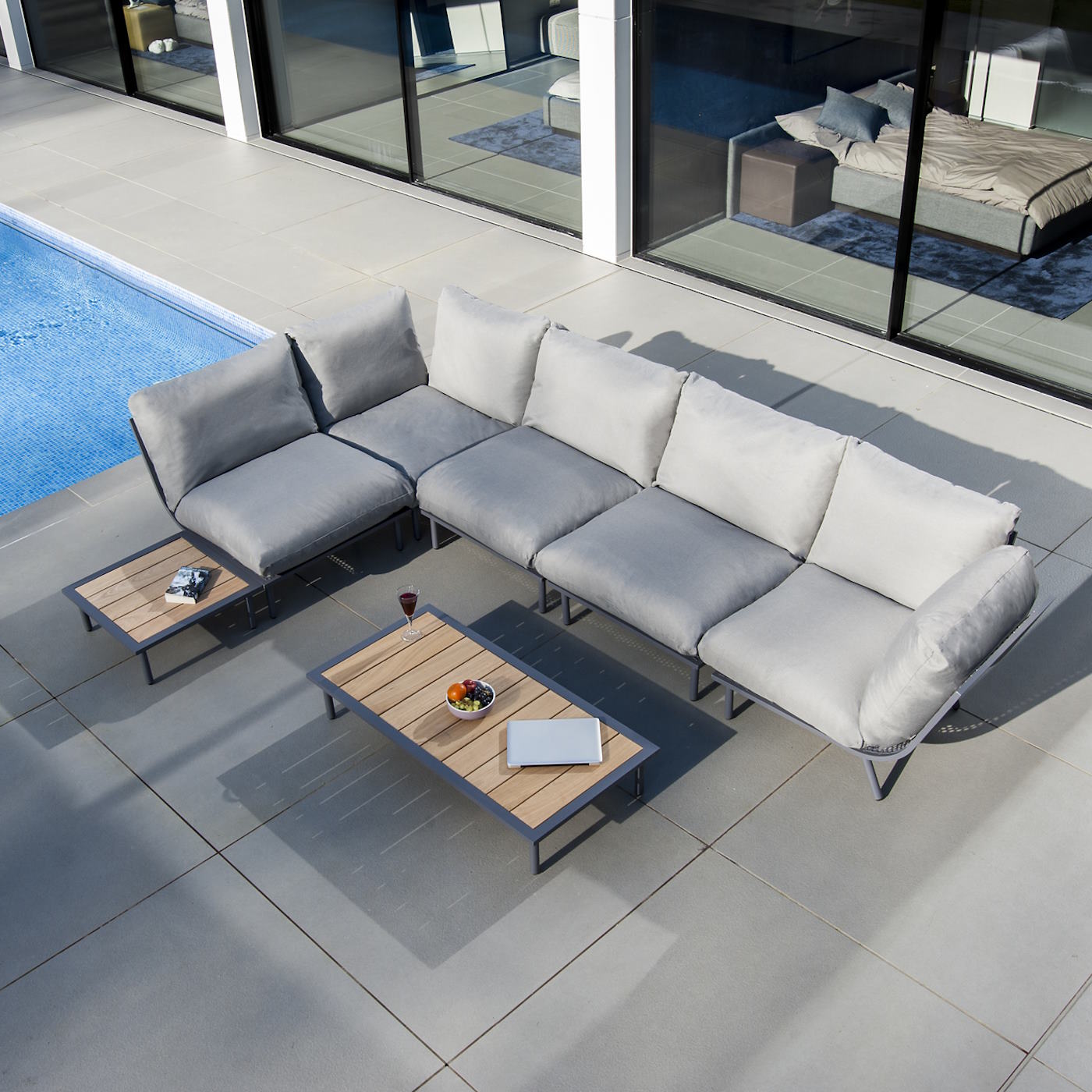Alexander Rose Beach Modular L Shape Sofa Set