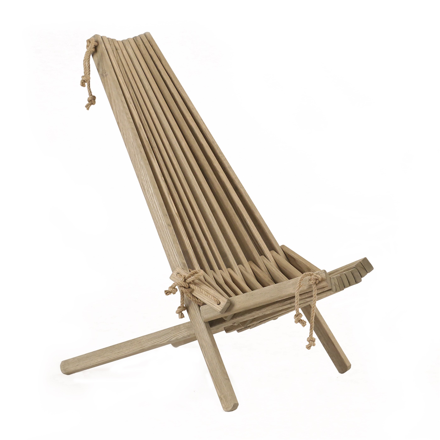 Ecofurn EcoChair Ash Oiled Chair - Grey