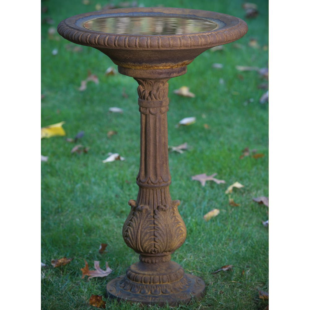Victorian Fern Leaf Bird Bath