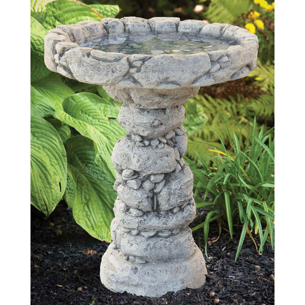 Quarry Stone Bird Bath