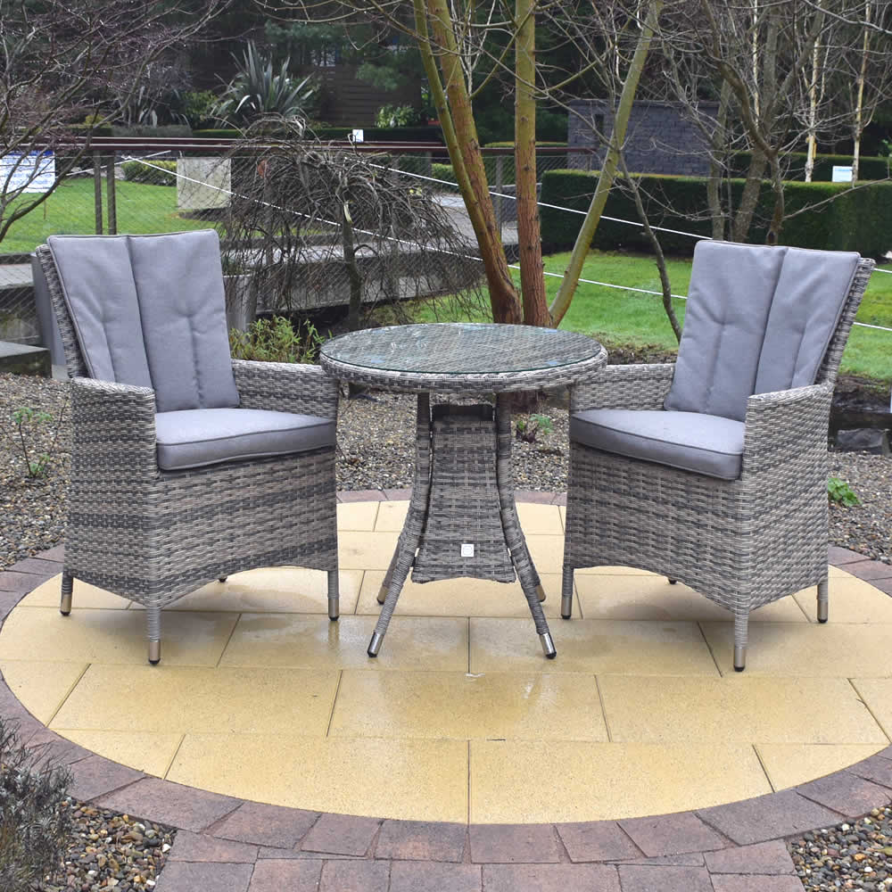Adare Rattan Round Bistro Set