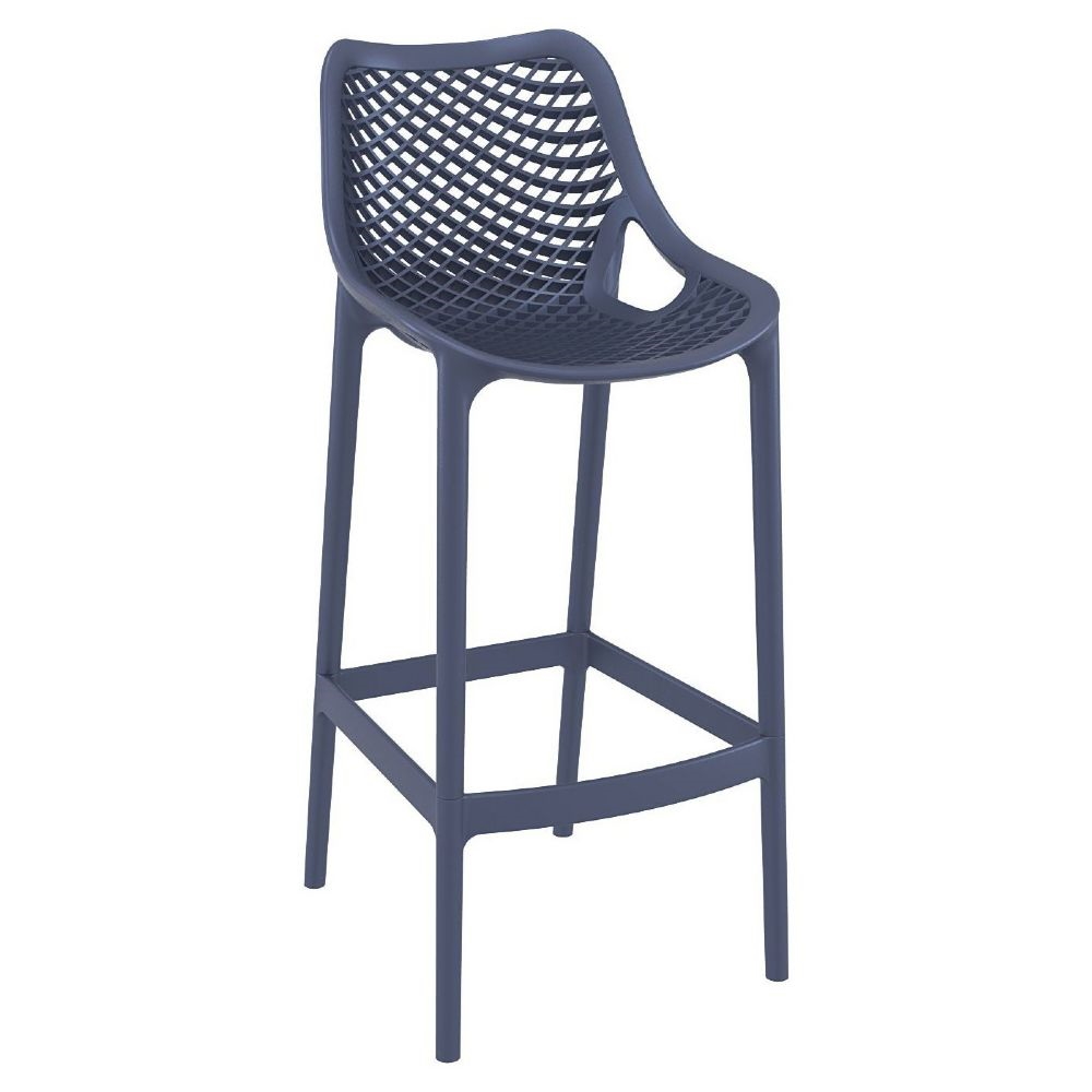 Air 75cm Bar Stool in Dark Grey