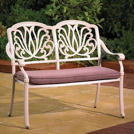 Capri Sahara Cast Aluminium Garden Bench