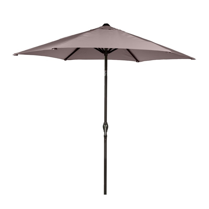 LeisureGrow Soleil 2.2m Crank and Tilt Parasol - Taupe