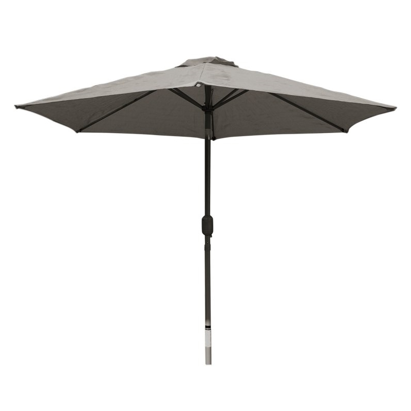 LeisureGrow Horizon 3m Crank and Tilt Parasol - Grey