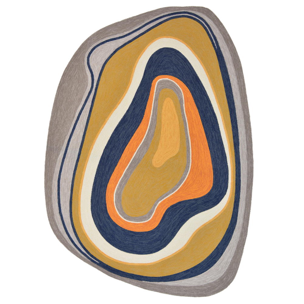 Outdoor Habitat Aura Ochre Carpet (200cm x 280cm)