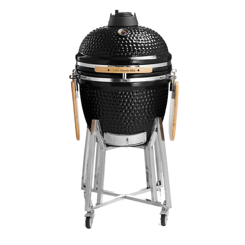 Celtic Kamado Ceramic BBQ 18 inch in Black