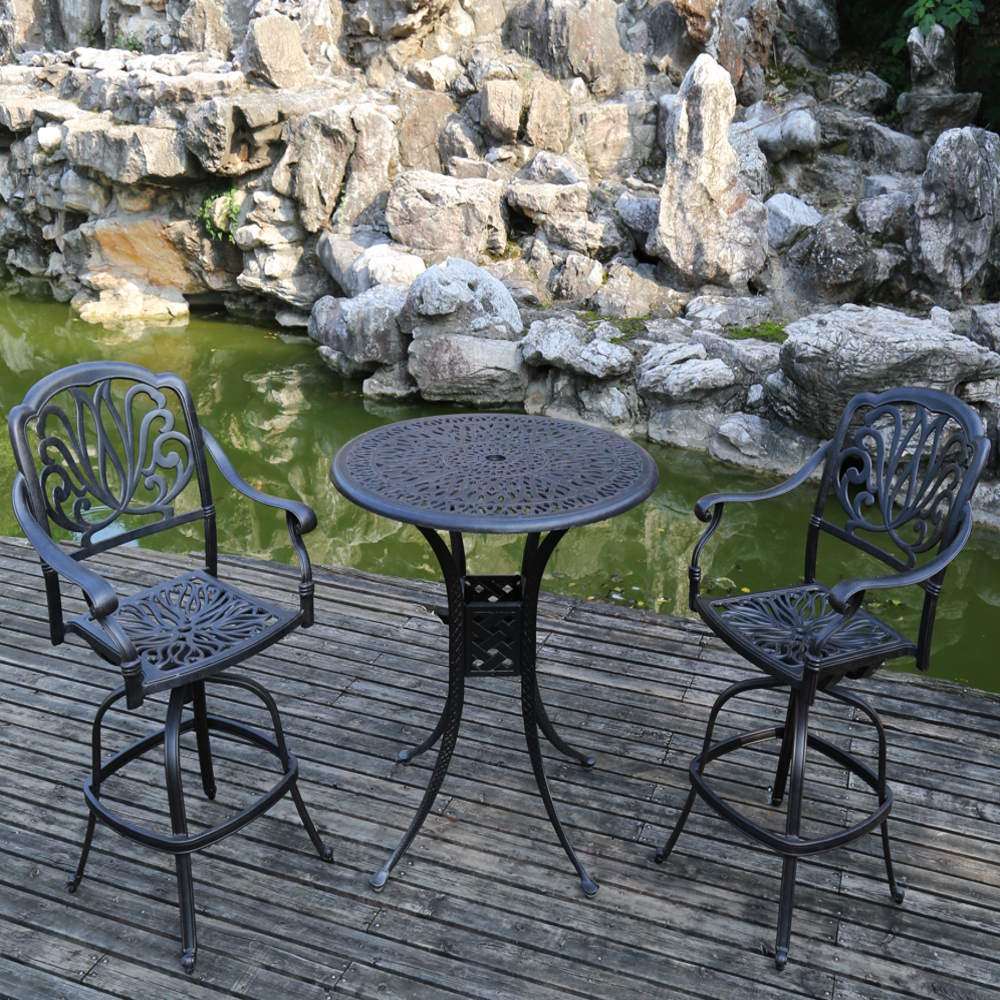Amalfi 2 Seater Bar Set - Bronze