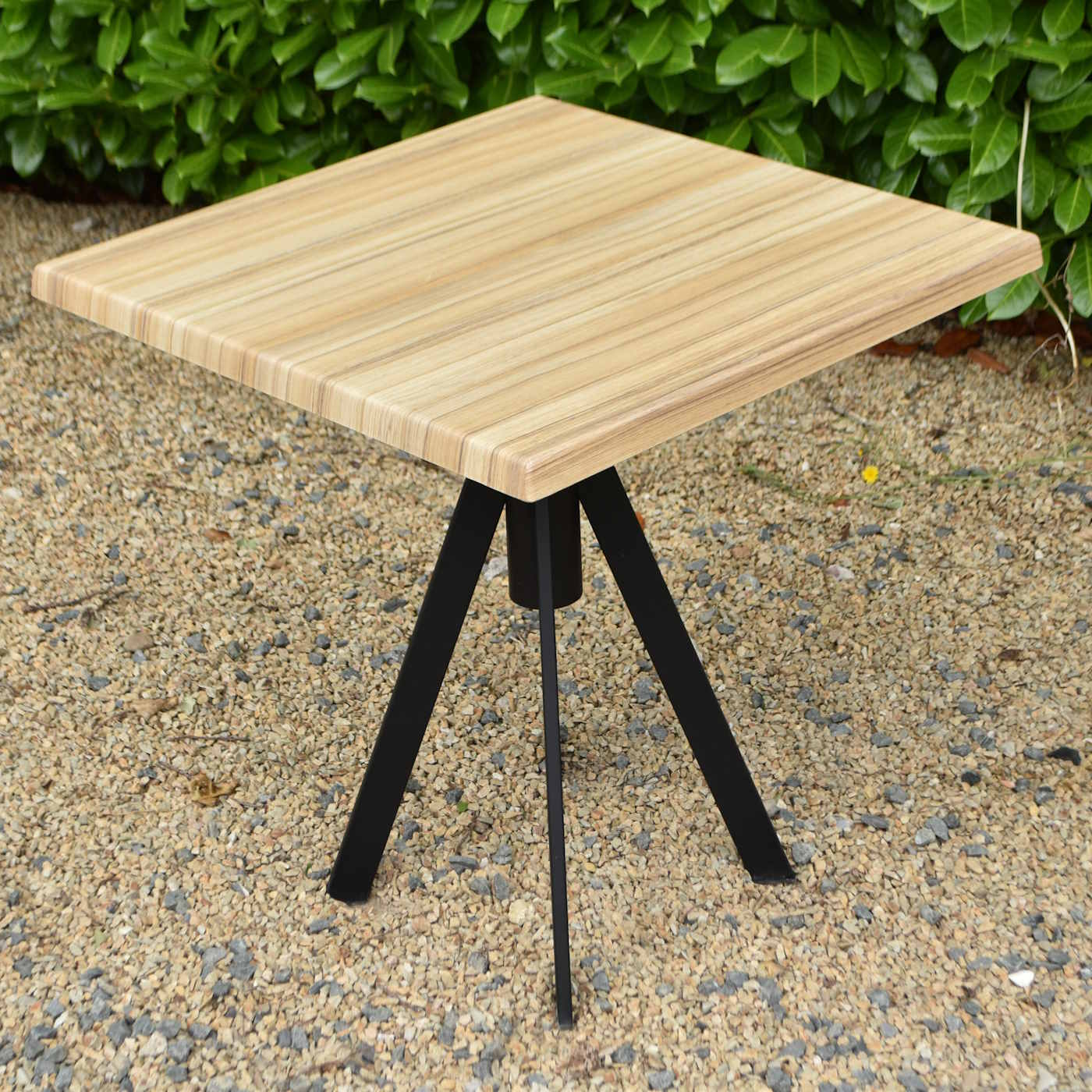 Coco Bolo 70cm Square Bistro Table with Fuoz Legs
