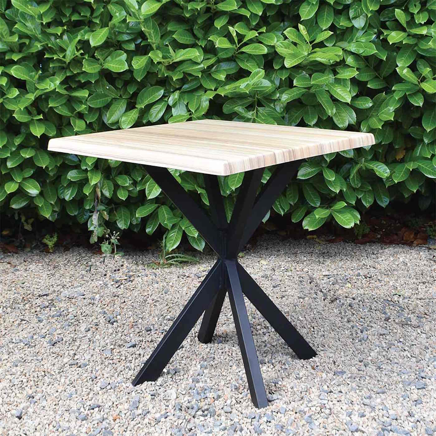 Coco Bolo 70cm Square Bistro Table with Lexi Legs
