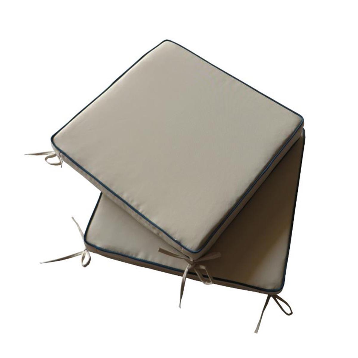 Double Piped Carver Pads (45 x 46 x 5cm) - Cream