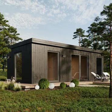 ModPod Lira 26sqm Garden House - Dark Grey