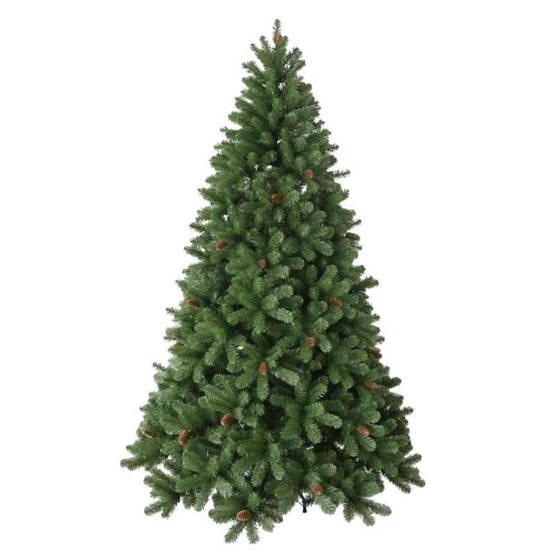 7ft (210cm) Linwood Fir Tree with Cones