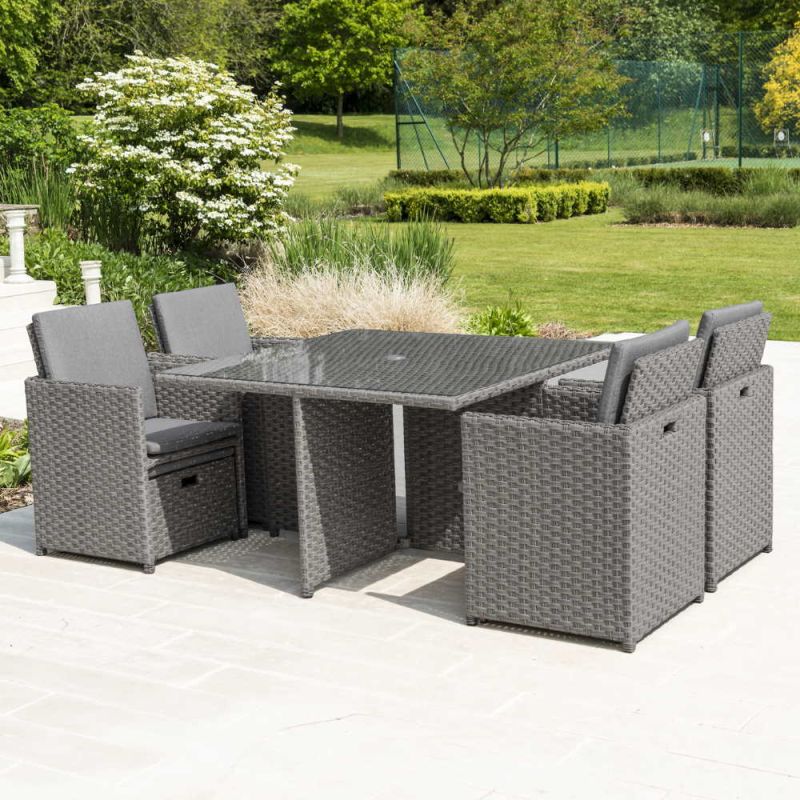 Flat weave rattan garden furniture shop