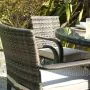 Cairo 8 Seat Oval Set with Stacking Chairs