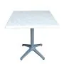 Marble White Commercial Table 80 x 80 cm