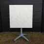 Marble White Commercial Table 80 x 80 cm