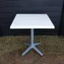 Marble White Commercial Table 80 x 80 cm