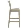 Maya Bar Stool in Taupe - 75cm