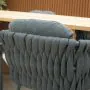 Hartman Regis Teak Dining Table with 6 Aranweave Grey Chairs